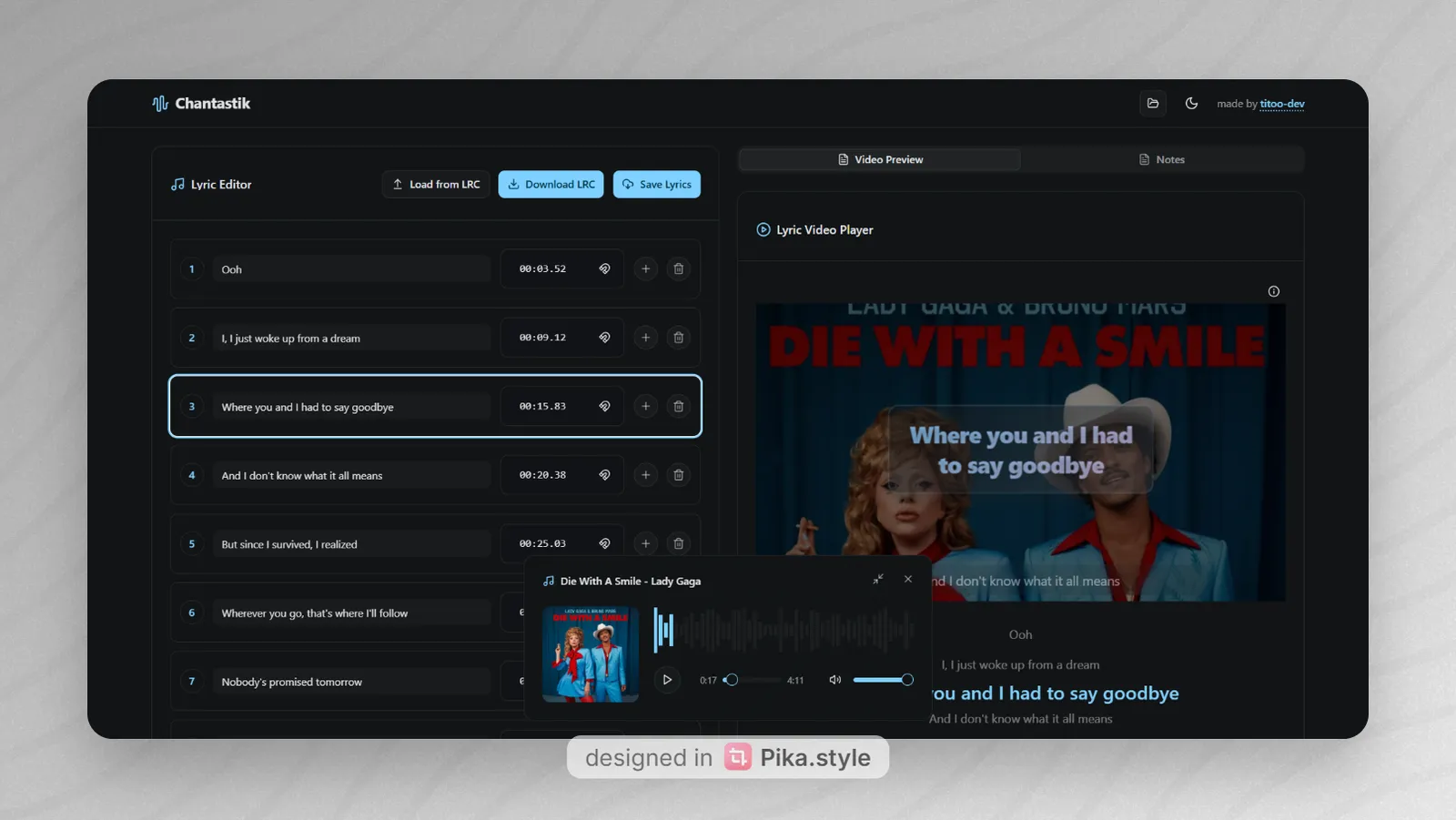 Chantastik, screenshot 3